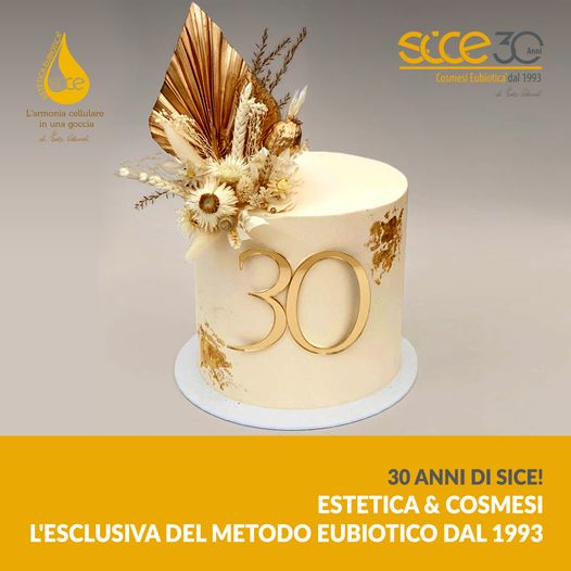 Scopri di più sull'articolo Con immensa stima…Buon anniversario “30 ANNI DI SICE” L’ esclusiva del METODO EUBIOTICO dal 1993.