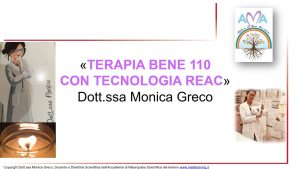 Scopri di più sull'articolo Lezione n. 5 – Terapia BENE 110 con tecnologia REAC parte 1