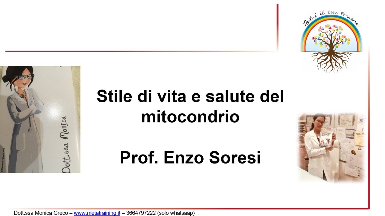 Scopri di più sull'articolo Lezione n. 24 – Prof. Enzo Soresi Stile di vita e salute del mitocondrio