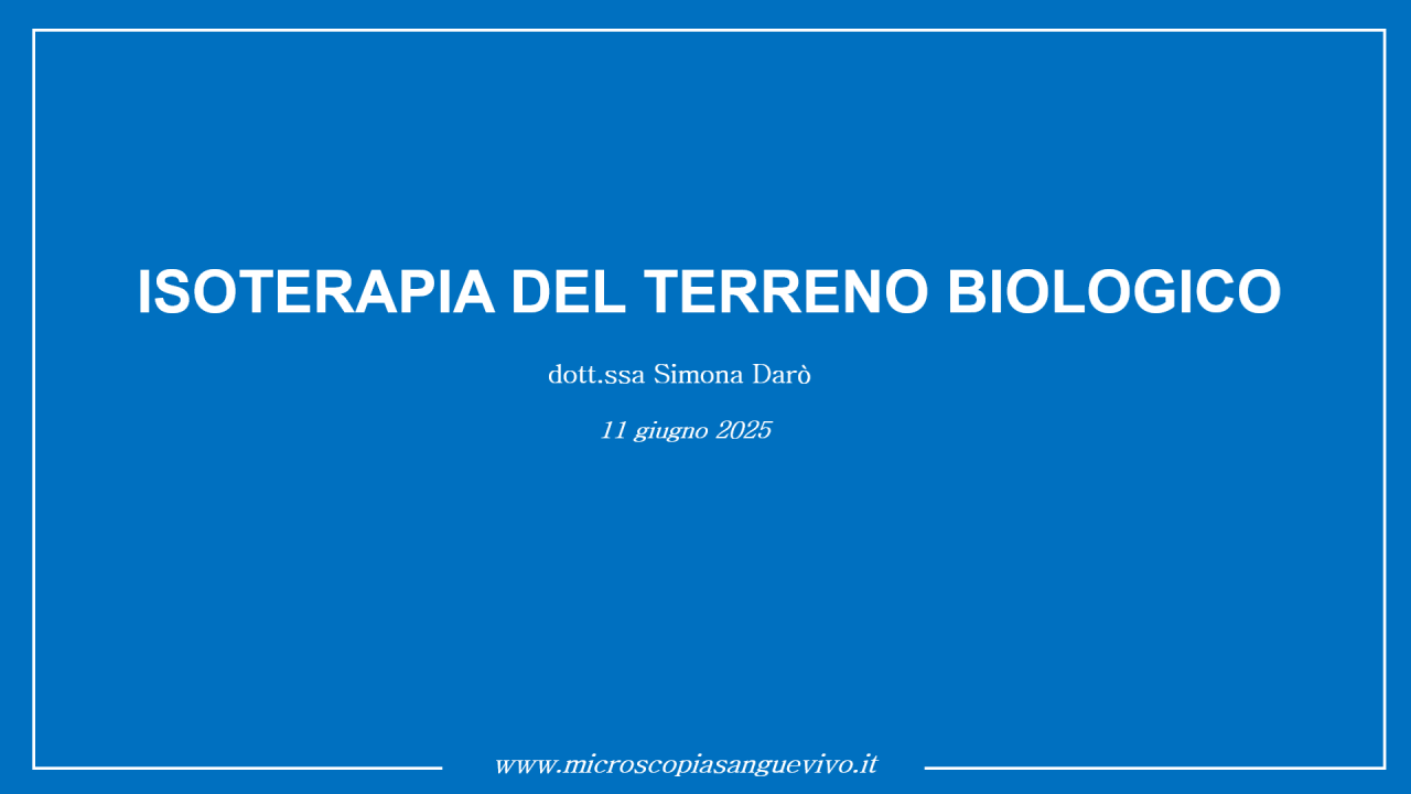 Scopri di più sull'articolo Lezione n. 12 – Isoterapia del terreno biologico