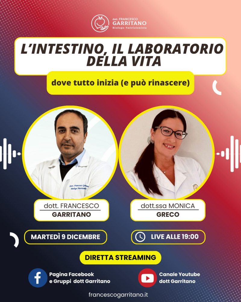 Al momento stai visualizzando L’intestino, il laboratorio della vita, martedì 9 dicembre, diretta ore 19:00