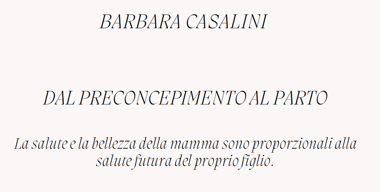 Scopri di più sull'articolo Lezione n. 43 – Dal preconcepimento al parto