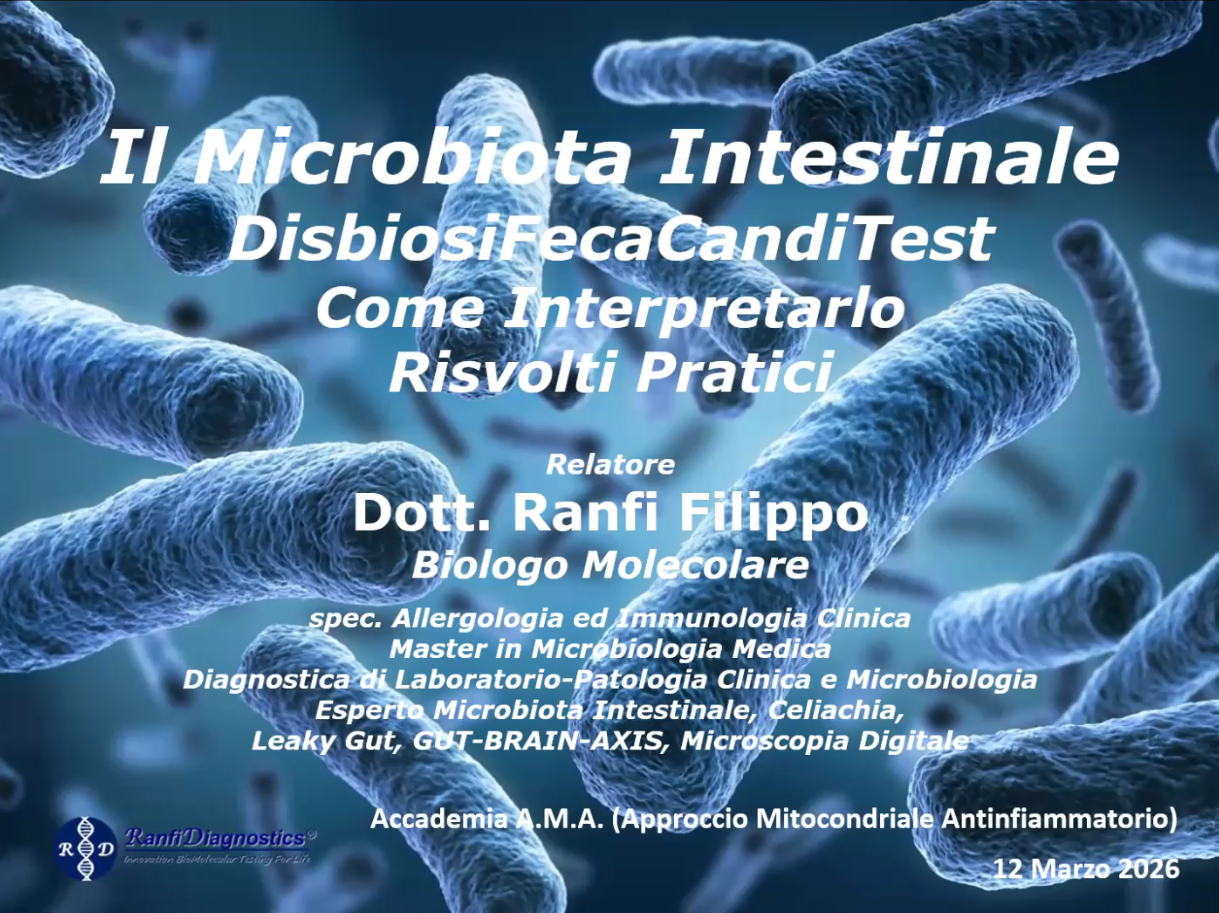 Scopri di più sull'articolo Lezione n. 48 – Il Microbiota Intestinale DisbiosiFecalCandiTest Come interpretarlo Risvolti pratici
