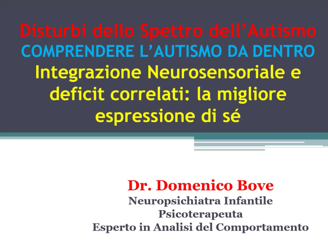 Scopri di più sull'articolo Lezione n. 15 – Neurosensorialità, Dr. Bove