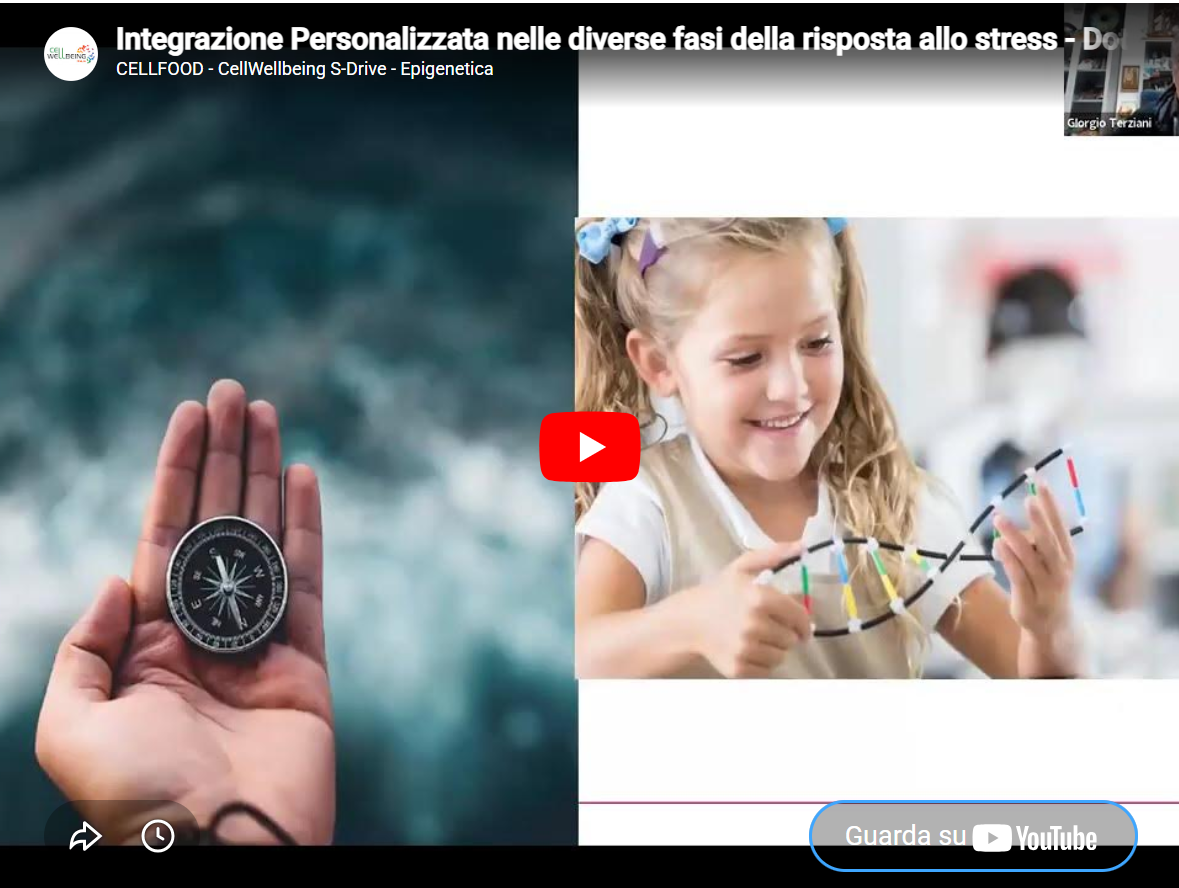 Scopri di più sull'articolo Webinar Cellfood – CellWellbeing S-Drive – Epigenetica